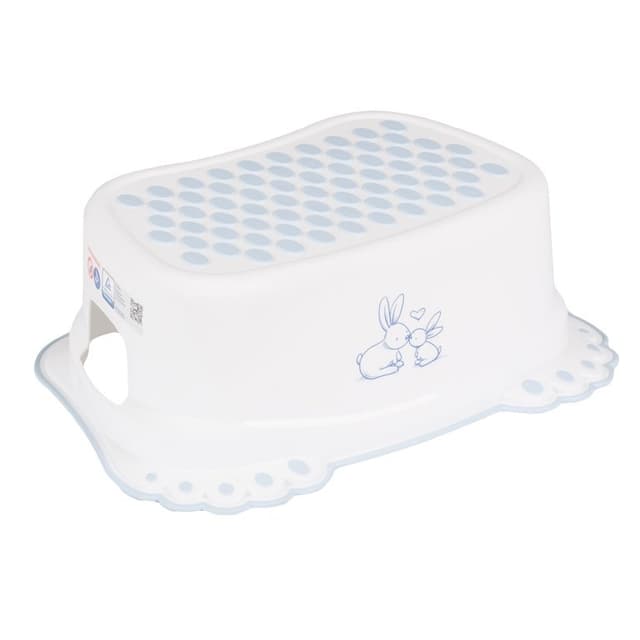 Inaltator anti-derapant pentru toaleta si chiuveta Little bunnies alb