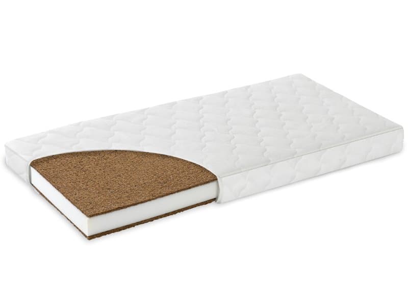 Patut cu sertar si leganare Roz + Saltea cu husa din bumbac 120x60x10 cm