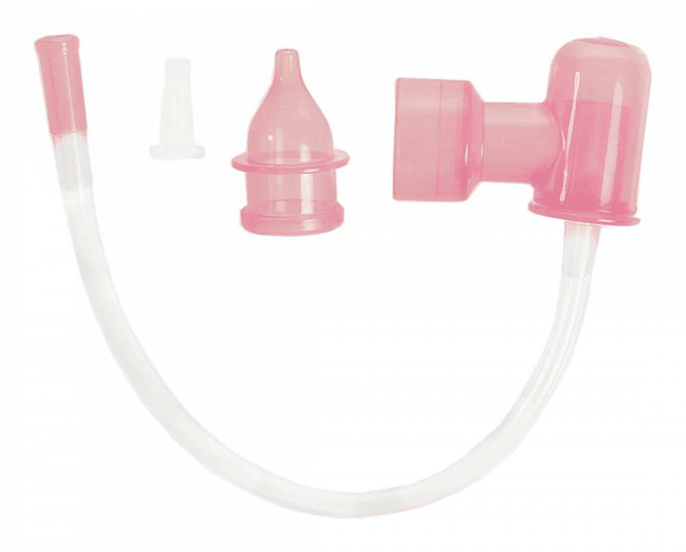 Aspirator nazal Minut Baby prin aspiratie bucala roz