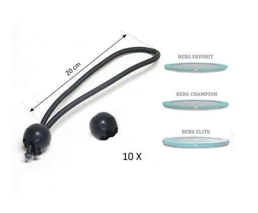 Set elastice prindere plasa de siguranta (10 buc.)
