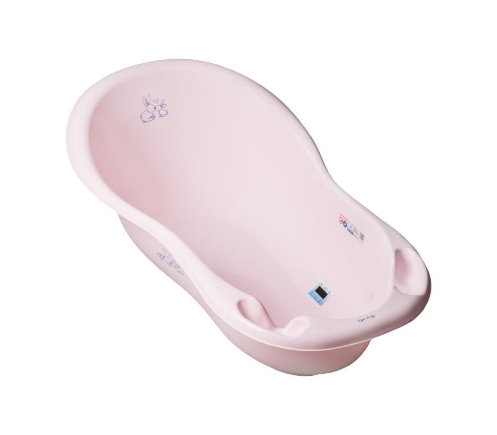 Set Cadita Little Bunnies 102cm cu Suport metalic si Suport Anatomic Roz
