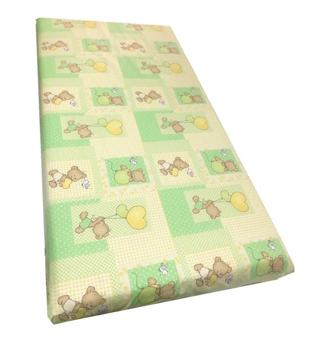 Cearsaf cu elastic roata 120x60 cm Ursuleti pe verde