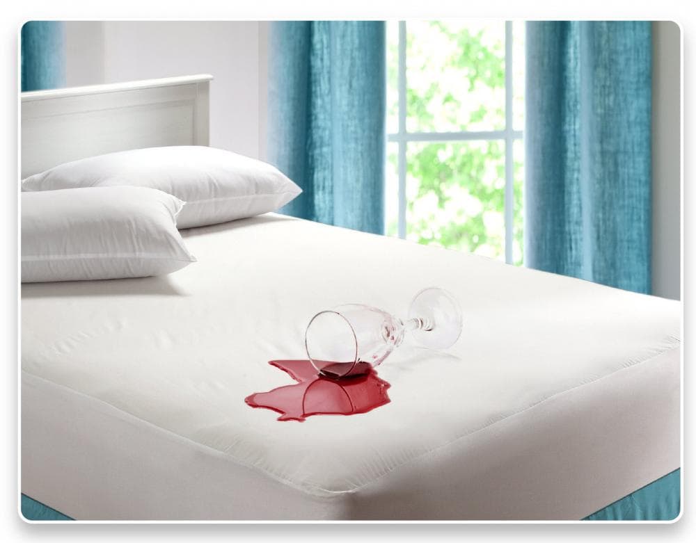 Husa impermeabila cu elastic roata pentru saltea 120x60 cm