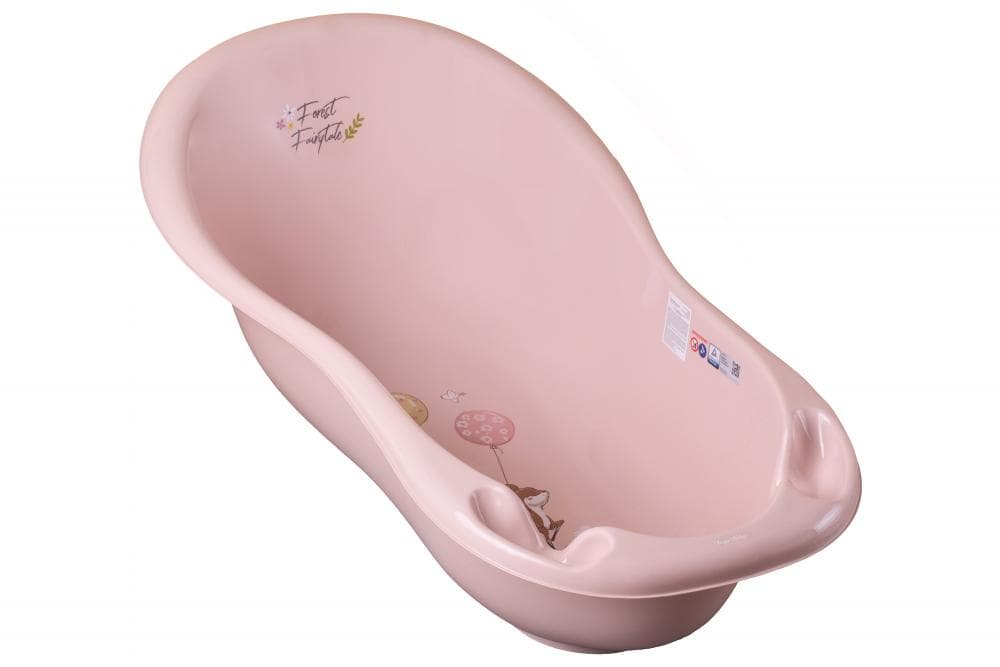Cadita Tega Baby Forest 86 cm cu senzor de temperatura Roz