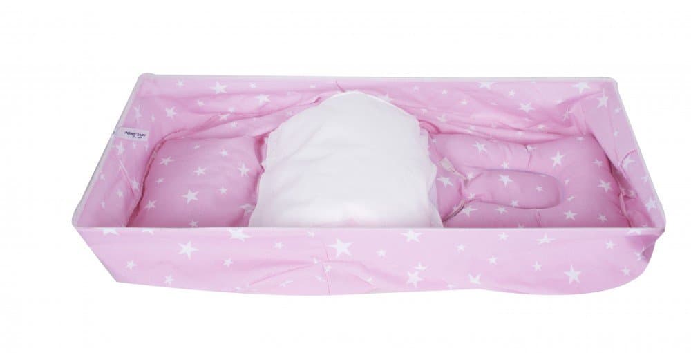 Husa protectie scoica auto cu reductor pink Stars