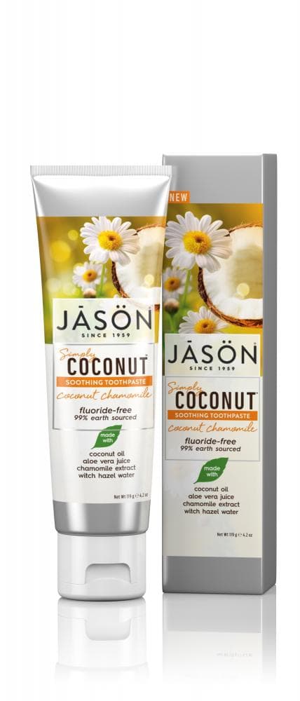 Pasta de dinti sensibili cu cocos si musetel 119 g Jason