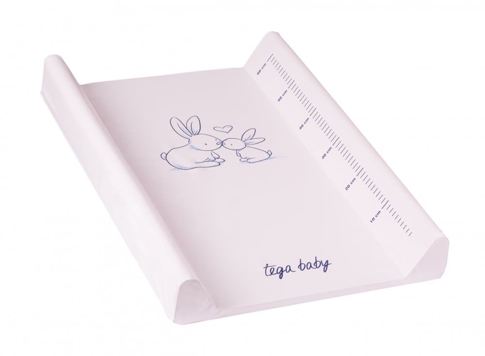 Salteluta de infasat cu intaritura Tega Baby 70x50 cm Iepuras roz