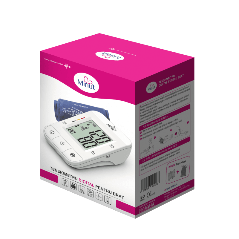 Tensiometru digital Minut pentru brat BP163A