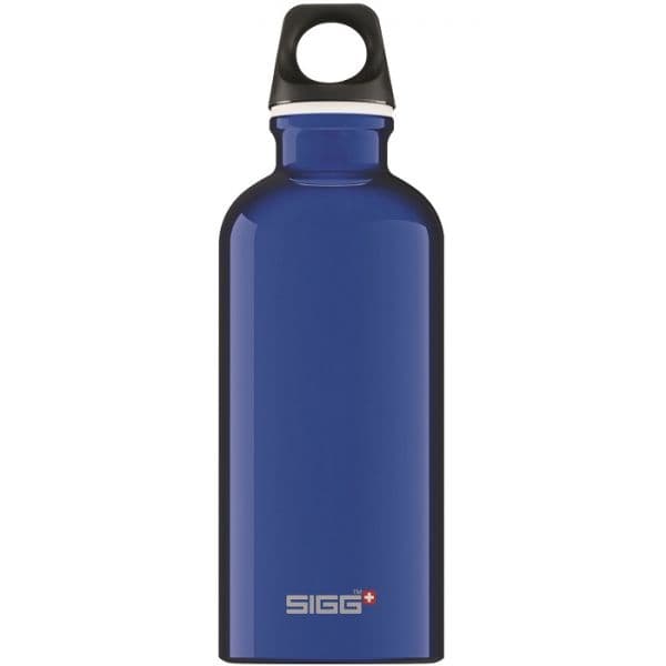 Bidon din aluminiu Sigg traveller dark blue 0.4l