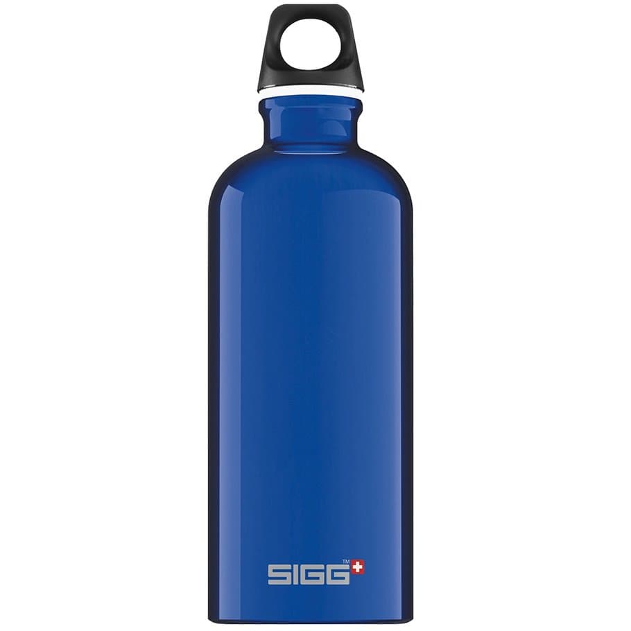 Bidon din aluminiu Traveller Dark Blue 0.6L