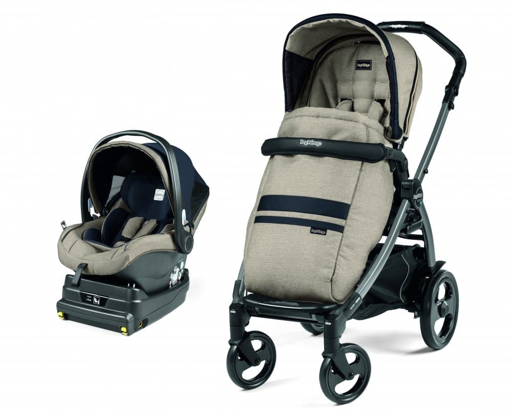 Carucior 2 in 1 Peg Perego Book 51 Titania i-Size Luxe Ecru 0 - 22 kg