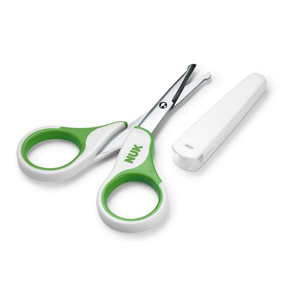 Forfecuta unghii cu capac protector 0+ Verde Nuk