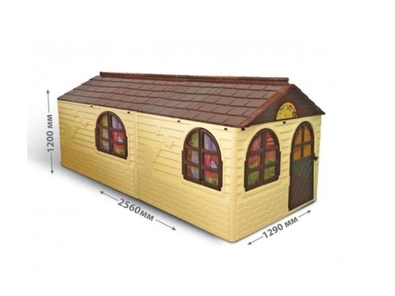 Casuta de joaca 0255022 BeigeBrown Big