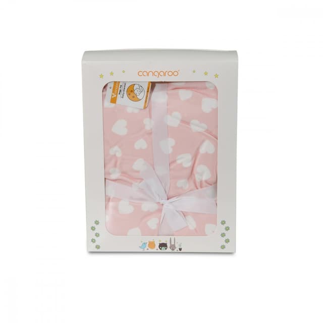 Paturica cu doua fete 75 x 105 cm Cangaroo Shaggy Pink