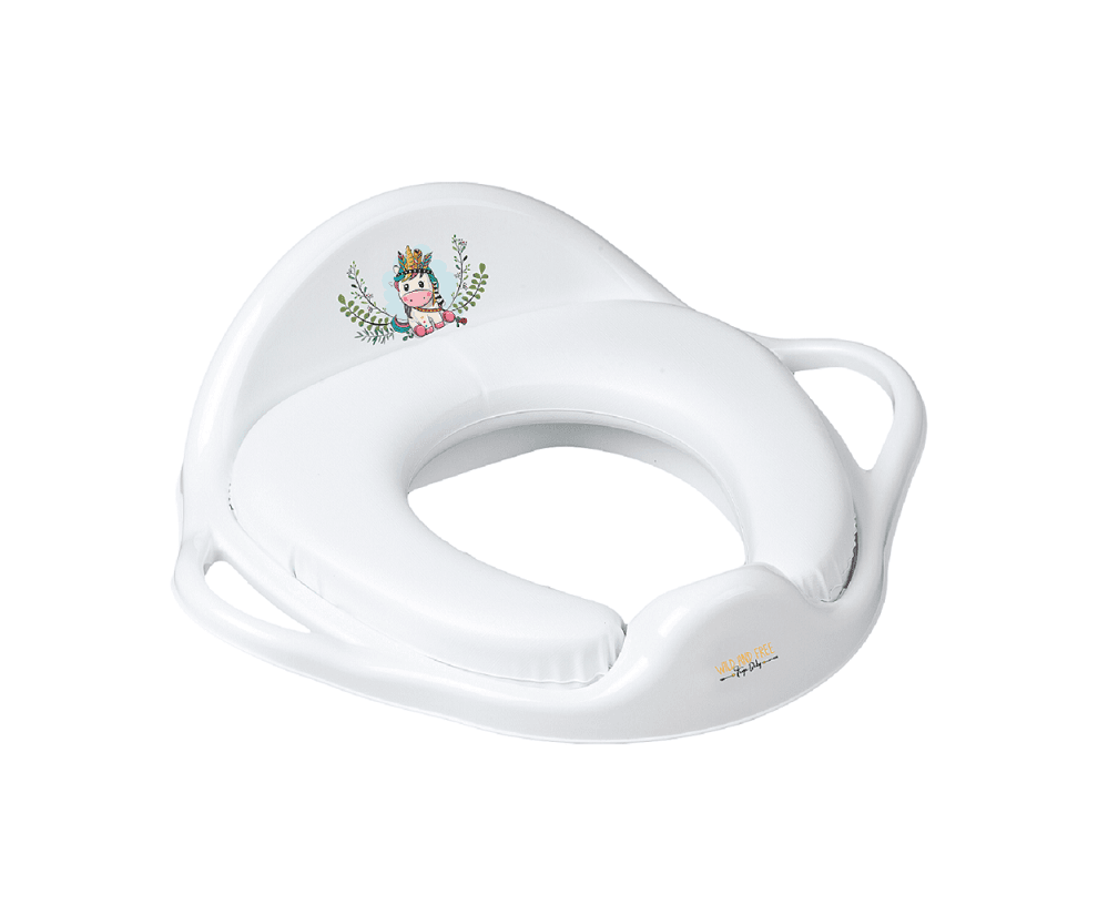 Reductor Tega Baby moale pentru toaleta WildFree Unicorn