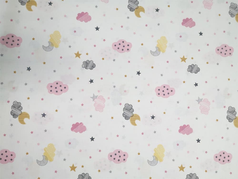 Perna anti-rasucire si pozitionare bebelusi Pink Clouds