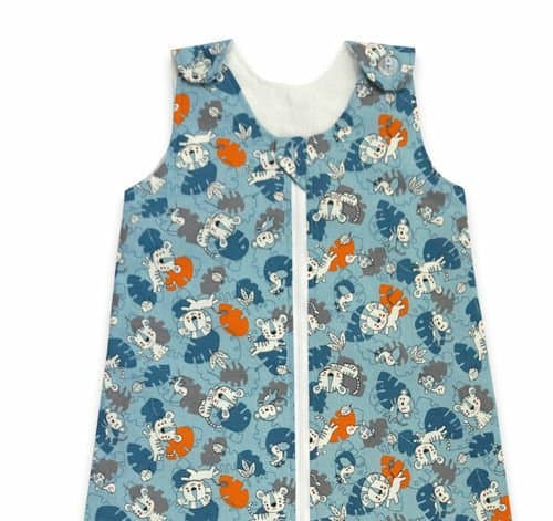 Sac de dormit vara 0.5 tog Tiger Jungle 140 cm