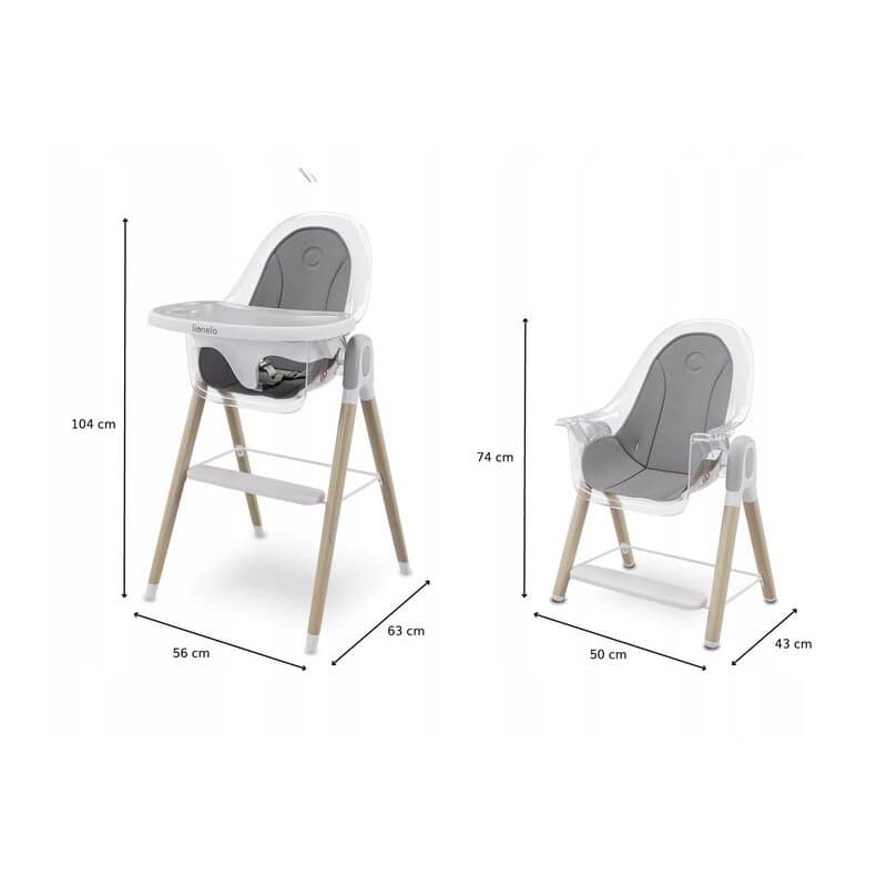 Scaun de masa evolutiv Maya 3 pozitii de inclinare White