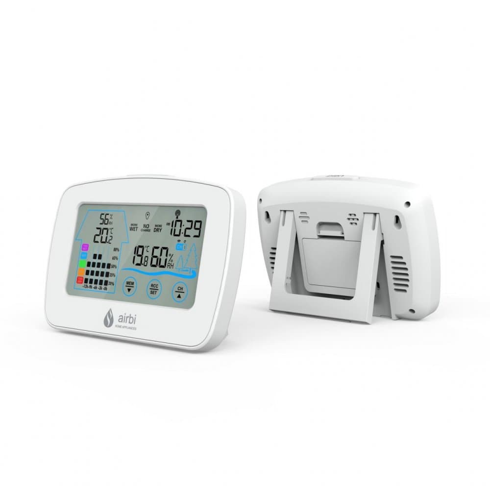 Termometru si higrometru digital cu transmitator wireless extern Airbi Control BI1020