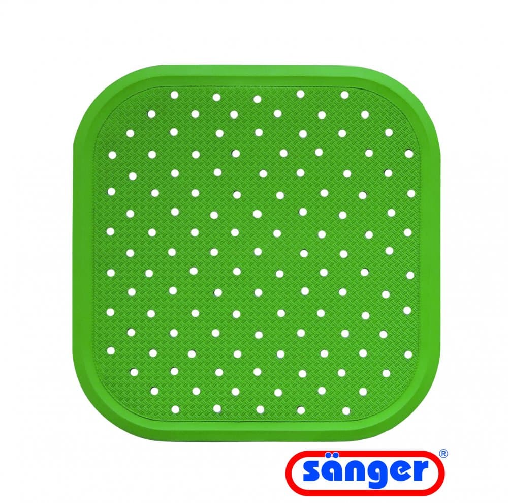Covoras dus din cauciuc natural antiderapant 56x56 cm verde