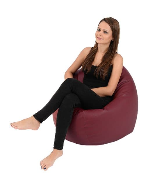 Fotoliu beanbag relaxo plum umplut cu perle polistiren