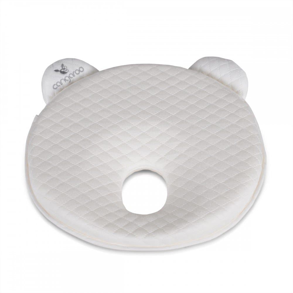 Pernuta pentru formarea capului Cangaroo Pooh cu spuma de memorie,husa hipoalergenica,imbunatateste pozitia capului din timpul somnului,utilizare patutcaruciorlandou,dimensiune 25x23 cm