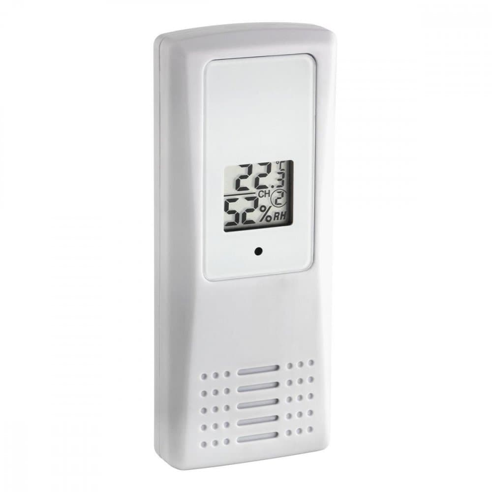 Transmitator wireless digital pentru temperatura si umiditate afisaj LCD alb