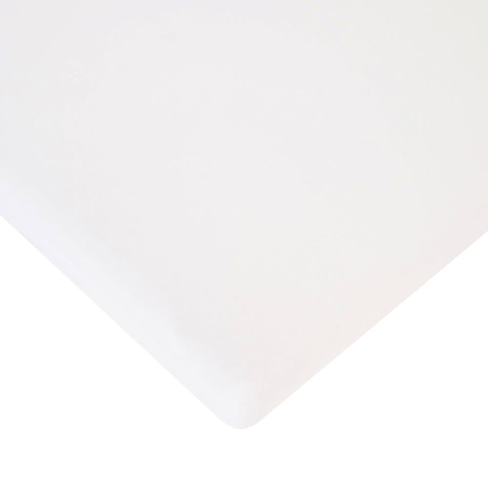 Cearsaf saltea 70x140 cm Childhome bumbac organic alb