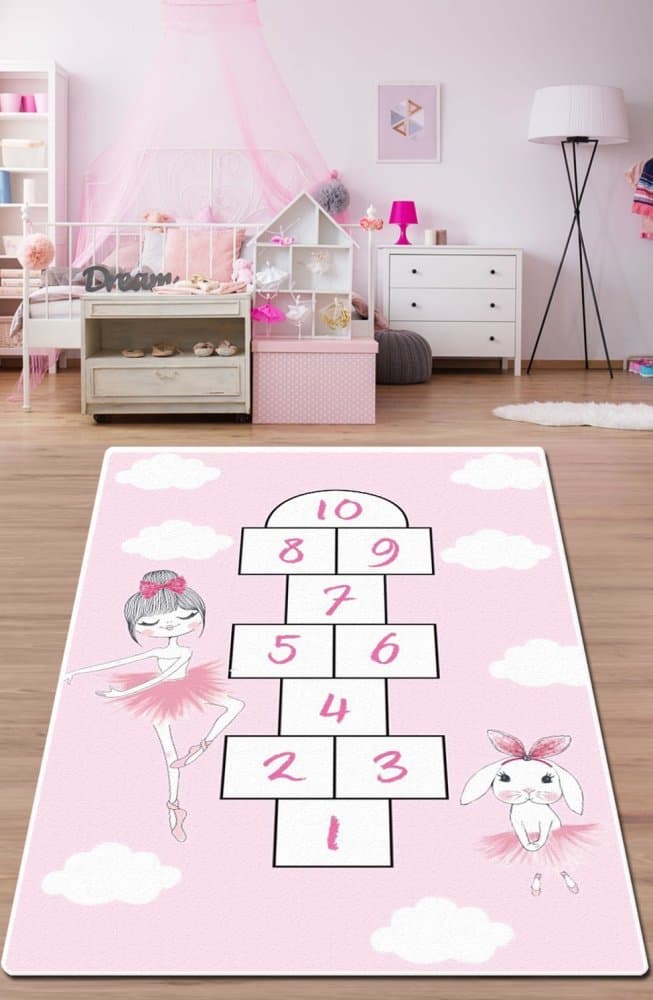 Covor antiderapant pentru copii Campana 100x150 cm