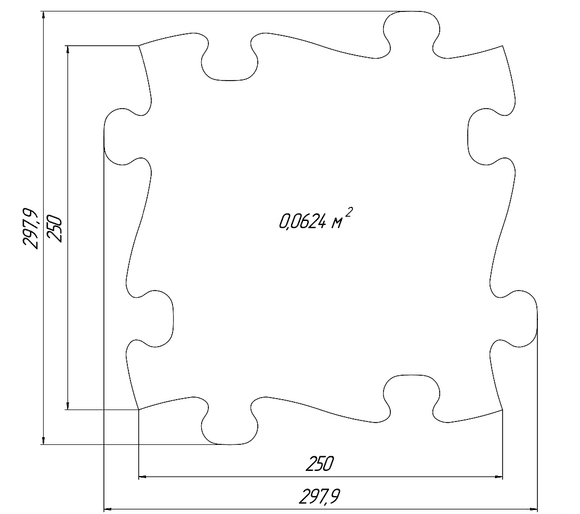 Covoras ortopedic senzorial puzzle set pentru bebelusi Muffik