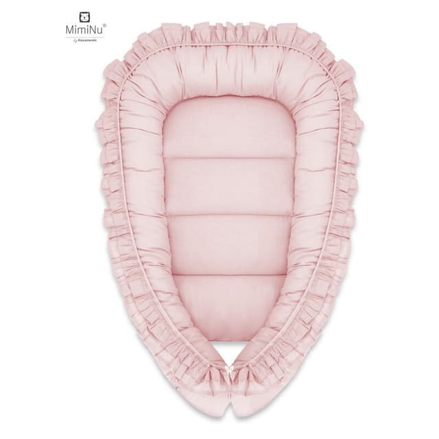 Cosulet bebelus MimiNu pentru dormit Baby Nest 55 x 75 cm Royal Powder Pink