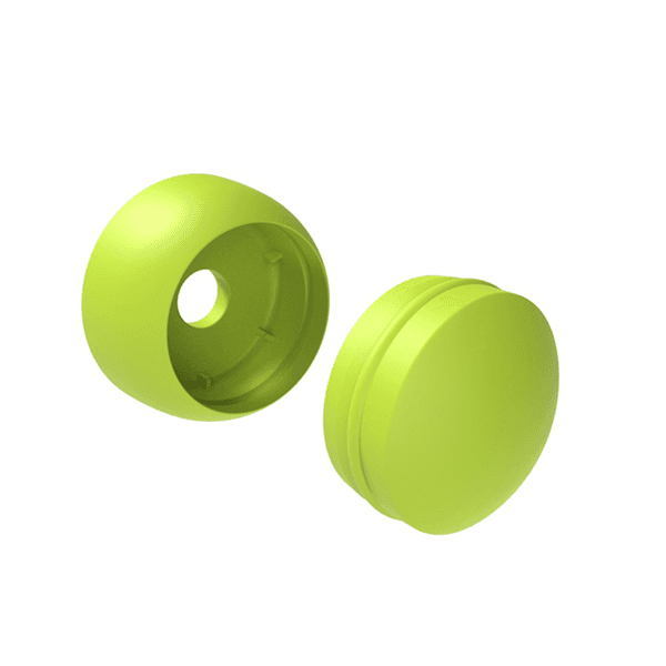Capac de plastic petru suruburi 12 mm verde KBT