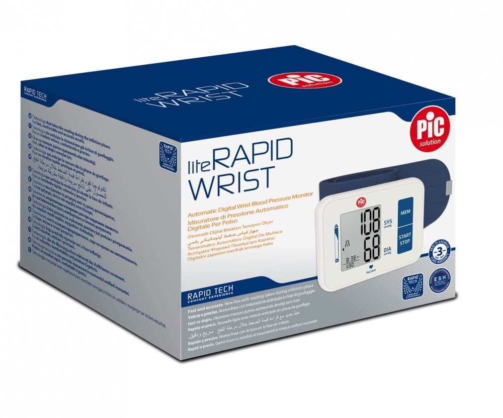 Tensiometru digital Pic Solution pentru incheietura Lite Rapid