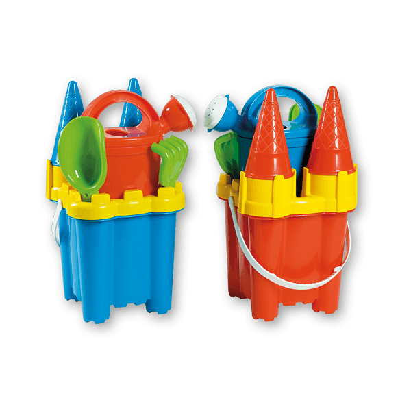 Set de joaca pentru plaja Androni Giocattoli cu galetusa si stropitoare