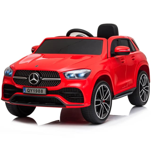 Masinuta electrica pentru copii Nichiduta 70W Mercedes Benz GLE450 Red pornire la buton, unitate audio cu display, mufa Mp3 si usb, schimbator de viteze si sitem troller
