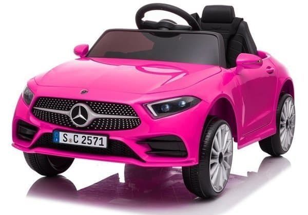 Masinuta electrica pentru copii Nichiduta Mercedes CLS350 Pink 12V 60W,telecomanda,unitate audio cu display si slot card, usi cu deschidere,faruri led