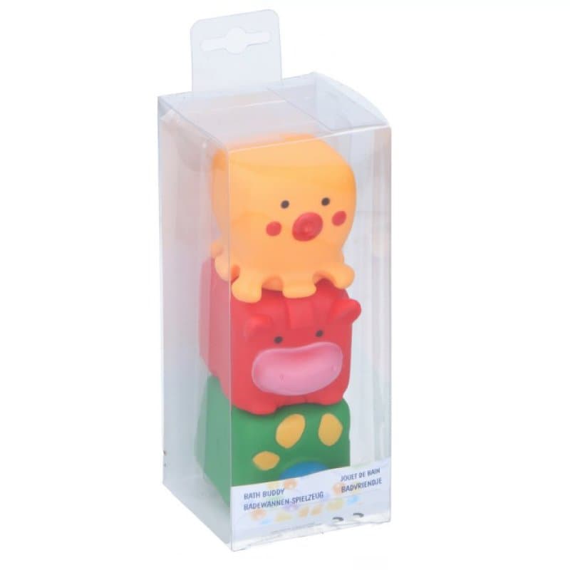 Set 3 jucarii de baie Eddy Toys caracatita vaca testoasa