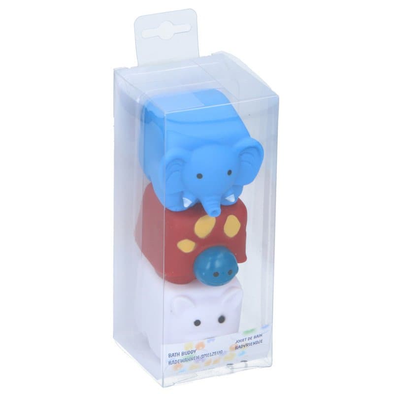 Set 3 jucarii de baie Eddy Toys elefant testoasa urs polar