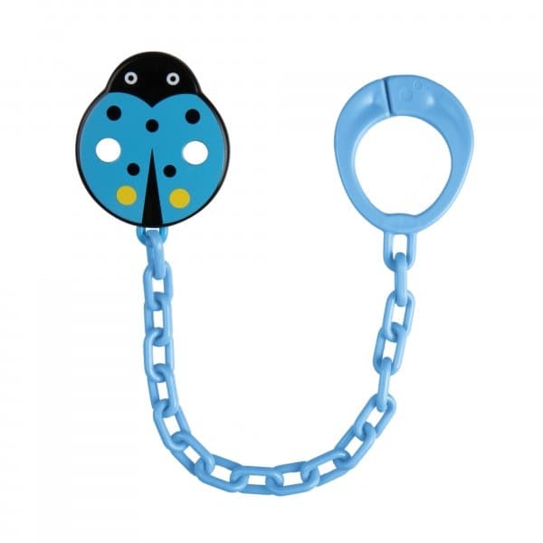 Lantisor pentru suzeta copii, Canpol Babies, model buburuza 10873 Albastru