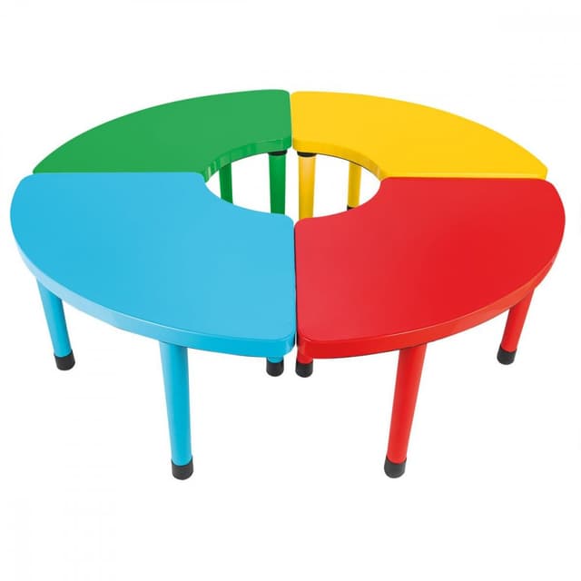 Masuta Pilsan cu inaltime reglabila Happy Table Blue