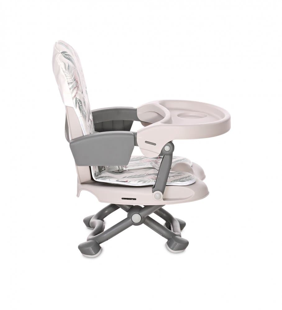 Scaun de masa Ego Plus Booster pliabil si reglabil Grey Parrots