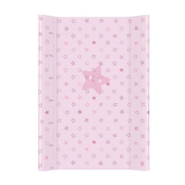 Saltea de infasat cu intaritura 80x50 cm steluta roz