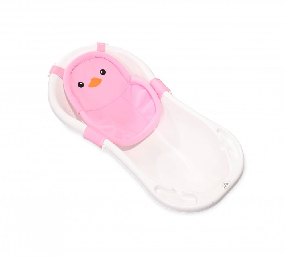 Suport tip hamac pentru cadita 0 luni+ Penguin pink