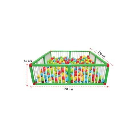 Tarc de joaca copii pentru exteriorinterior Pilsan Ball Pool 170x170cm