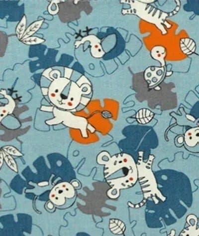 Sac de dormit copii 0.8 tog KidsDecor Tiger Jungle din bumbac 140 cm