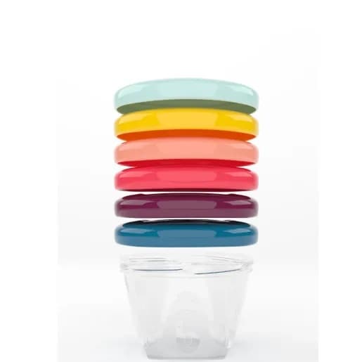 Set 6 recipiente pentru pastrarea hranei 180 ml