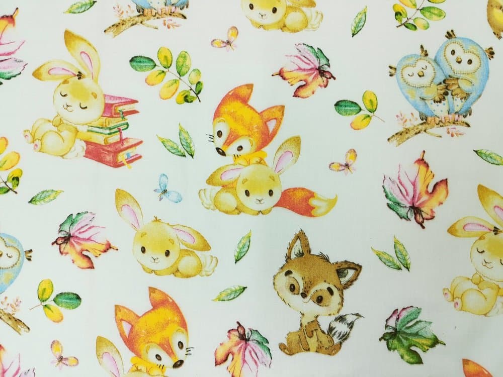 Cearceaf din bumbac cu elastic 120 x 60 cm Vulpita