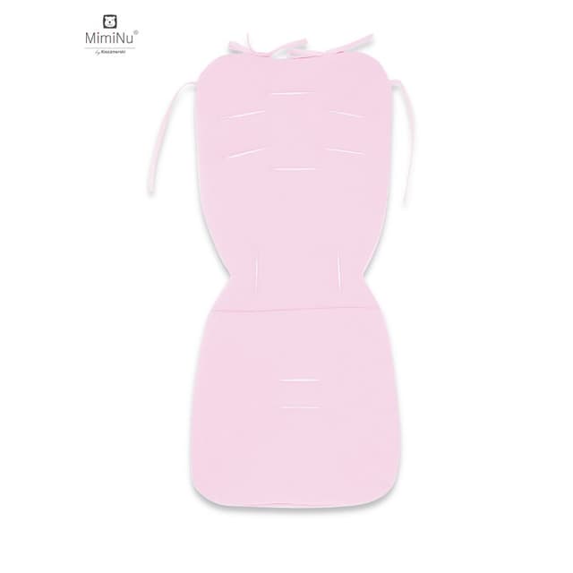 Salteluta pentru carucior reversibila MimiNu cu doua fete 78 x 34 cm Sweet Deer PinkPink