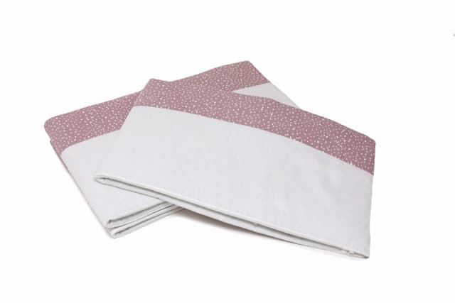 Set protectii patut Marshmellow spots KidsDecor din bumbac 50 x 100 cm