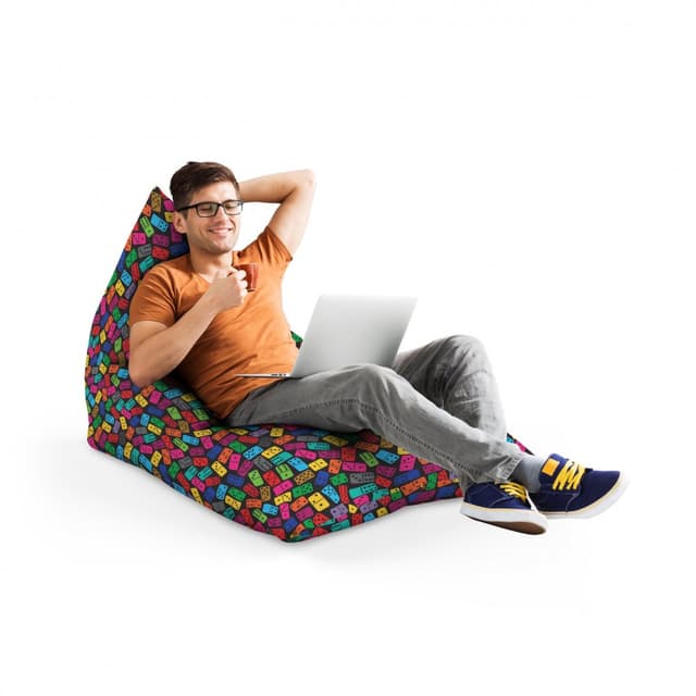 Fotoliu Puf Bean Bag tip Lounge Domino colorat